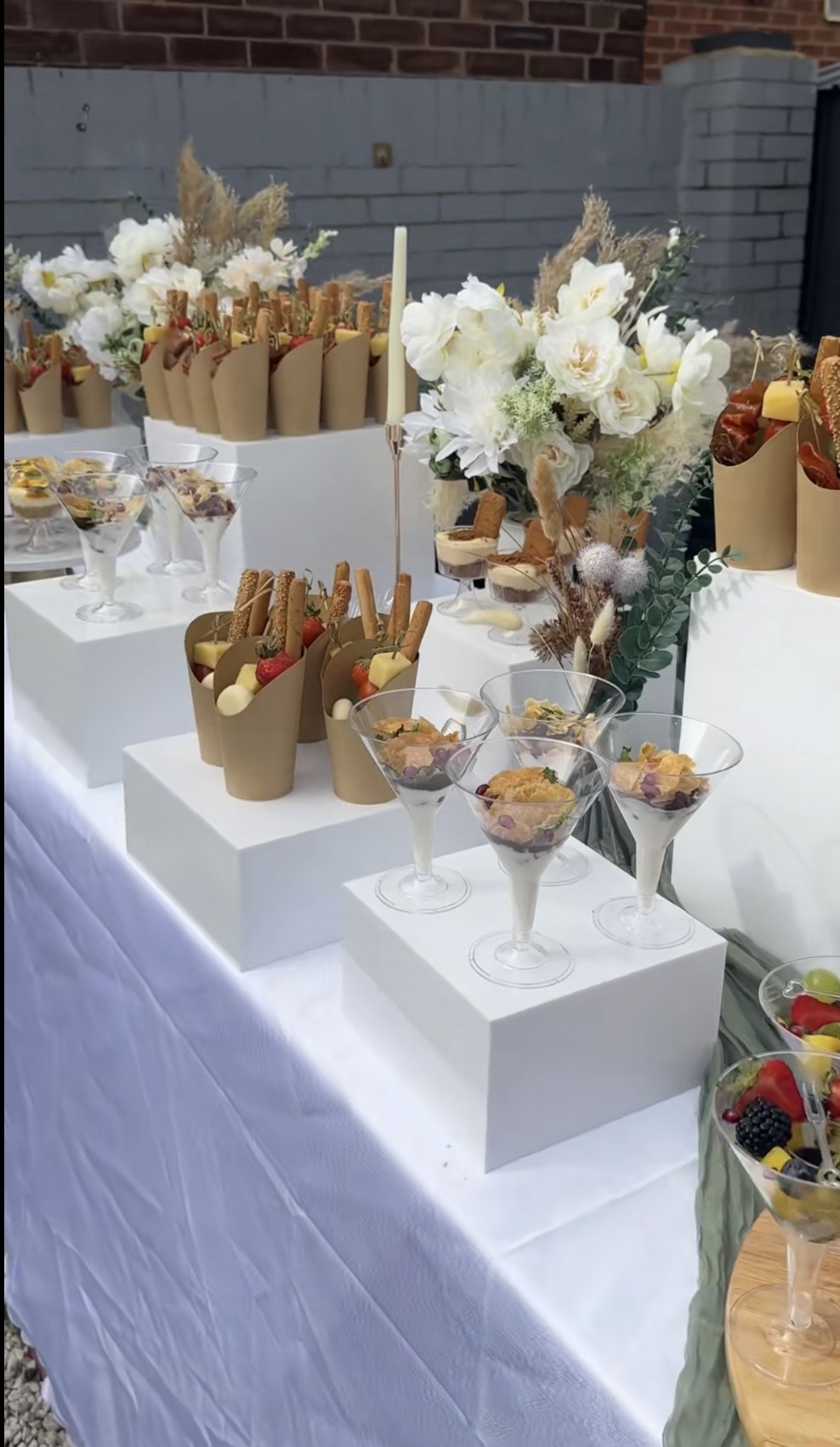 Bites beautifully displayed for a celebration.
