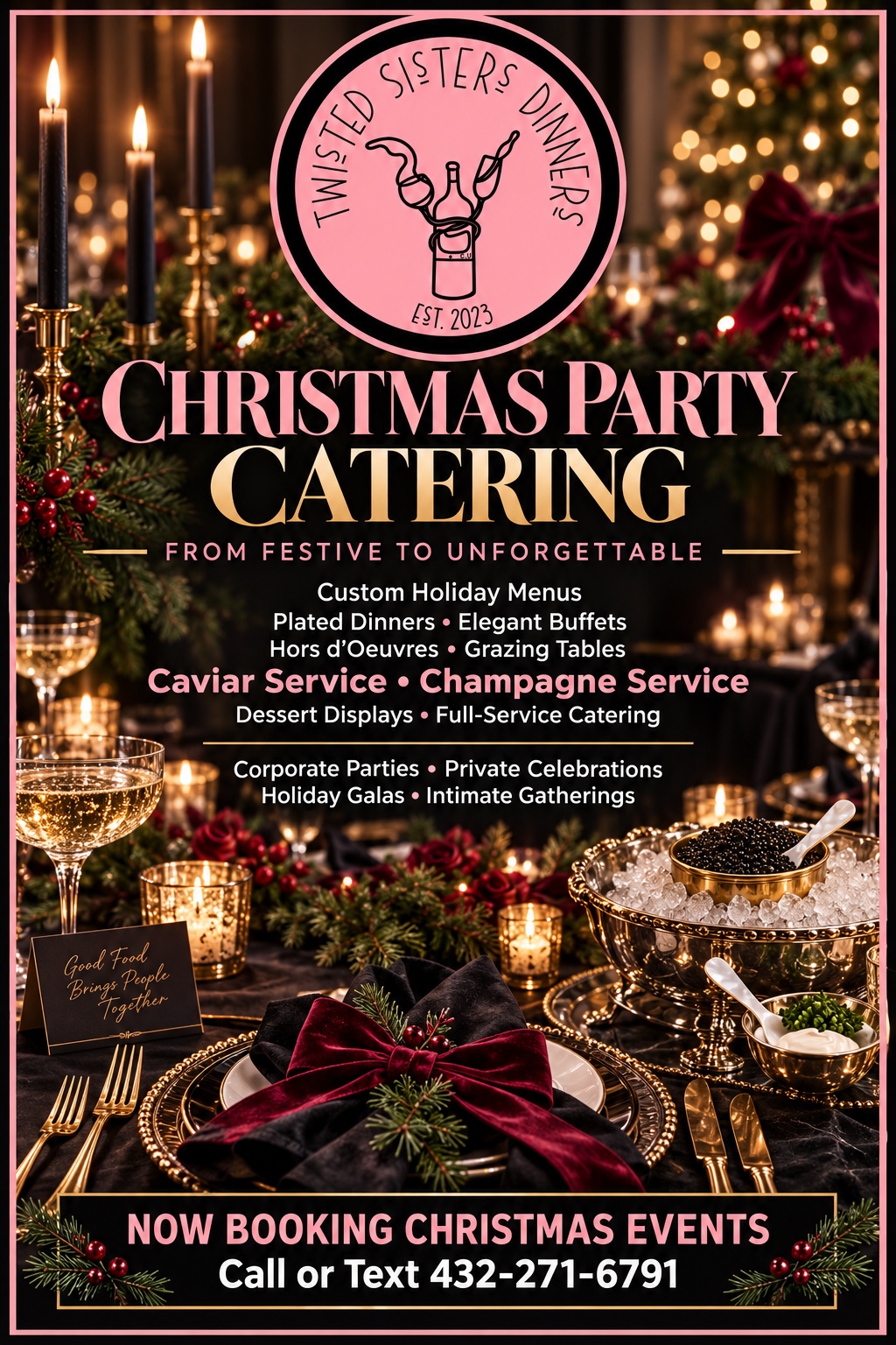 Christmas party catering
