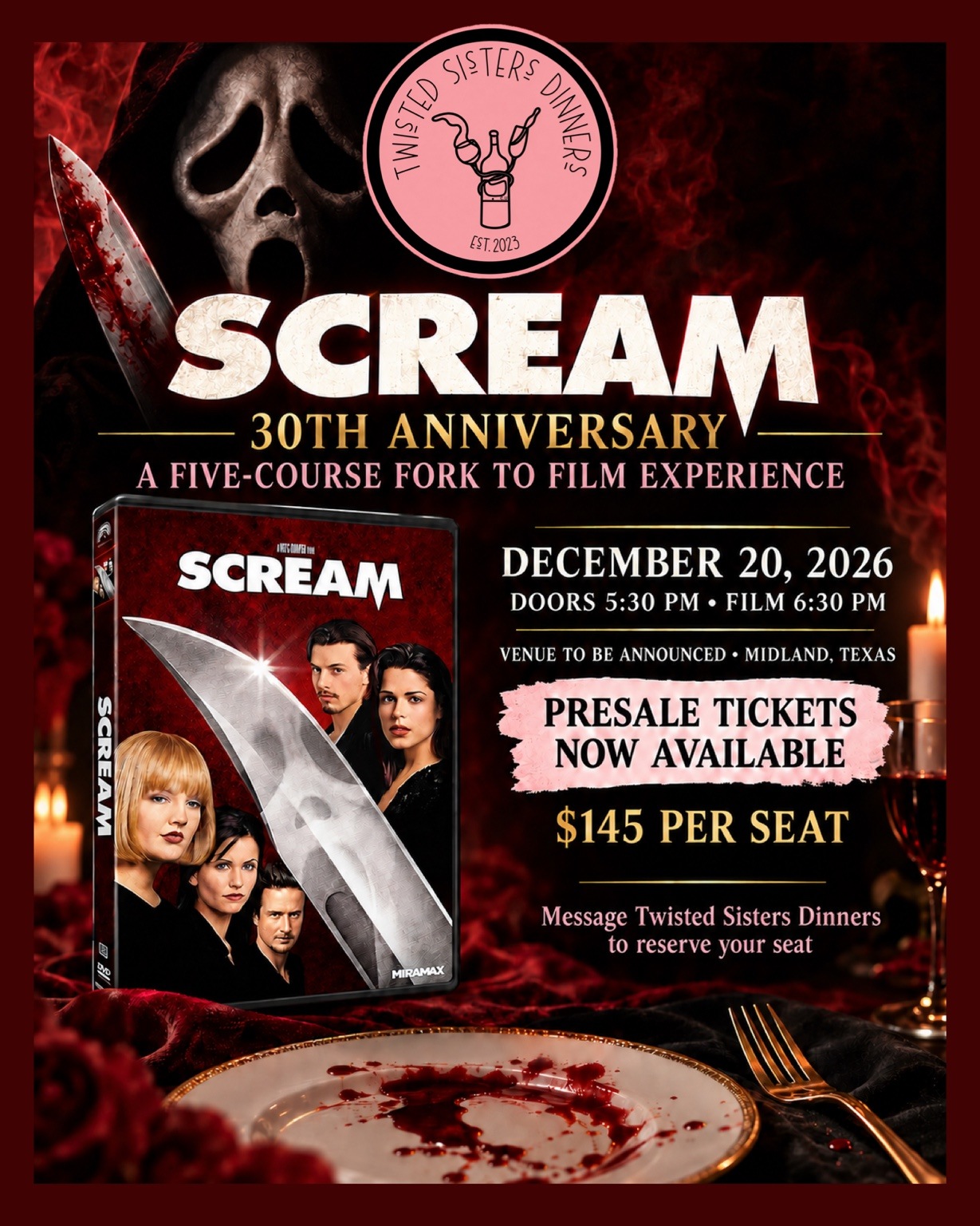Scream · 30th anniversary poster