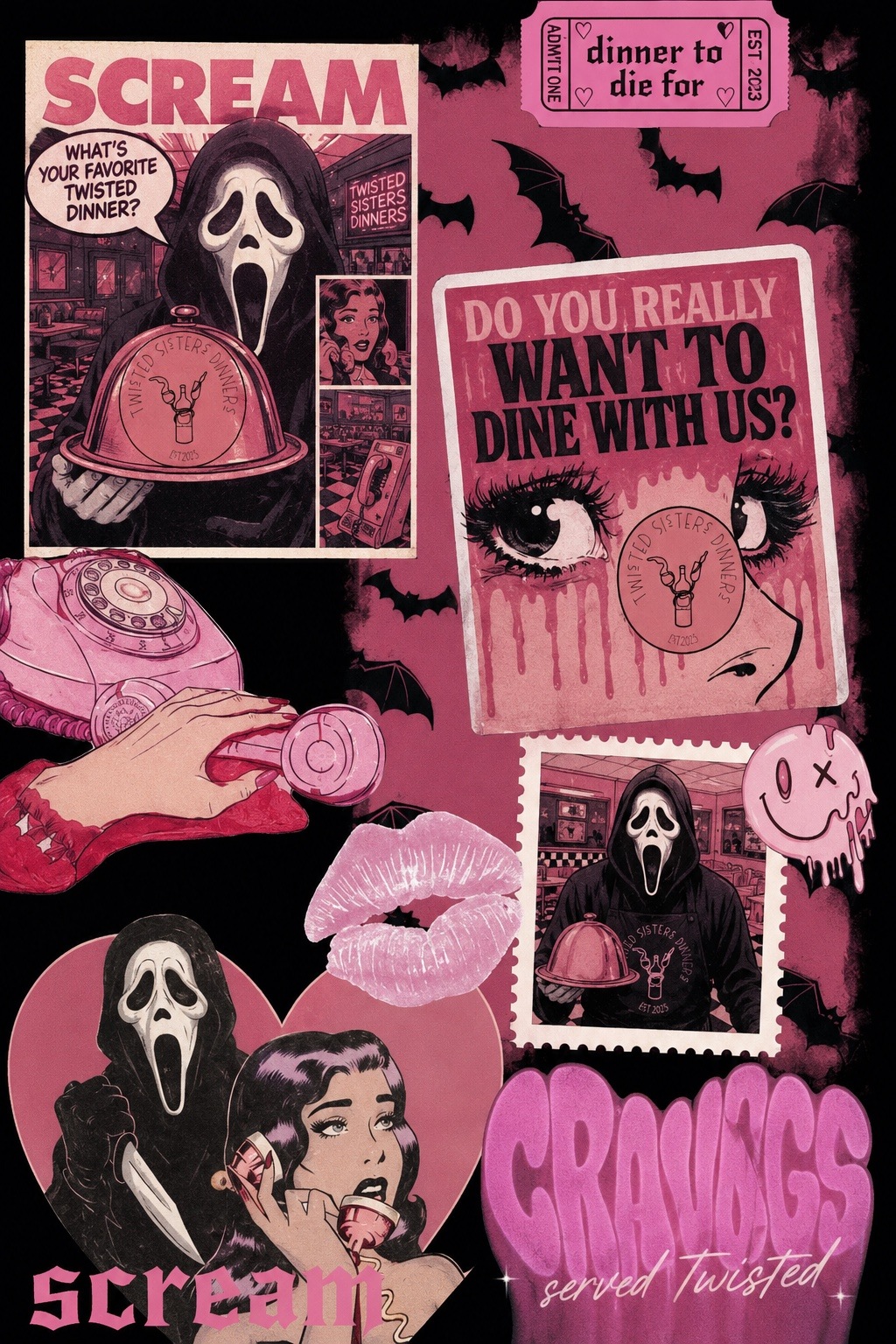 A little pink. A little Scream.
