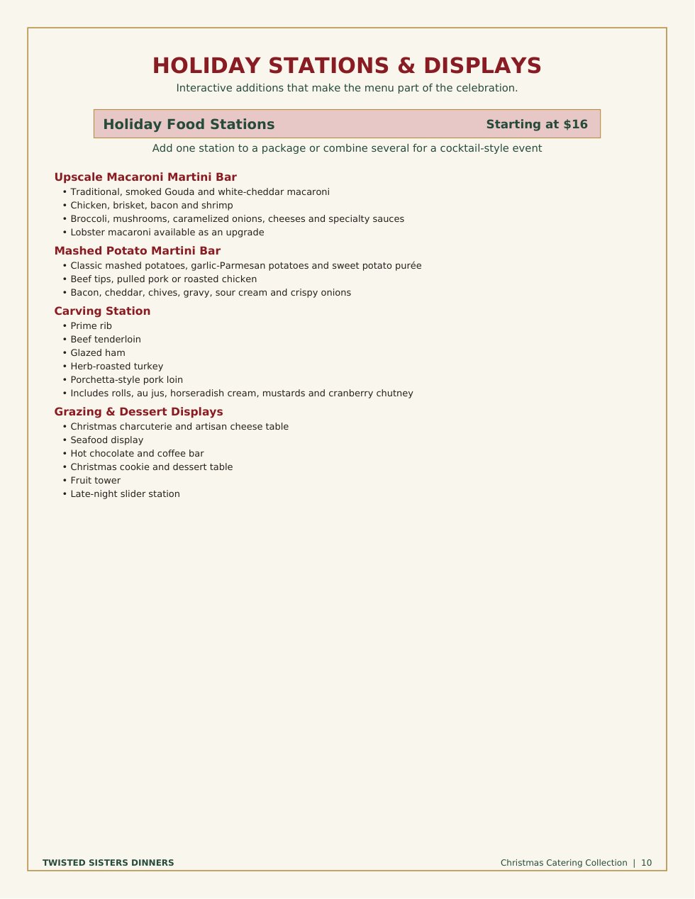 twisted sisters christmas catering collection — page 10